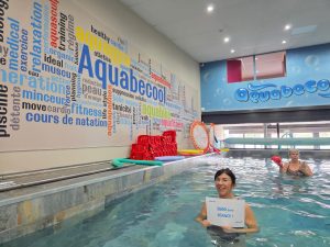 Record exceptionnel cliente Aquabecool 1600 séances aquabike aquagym - Fidélité extraordinaire